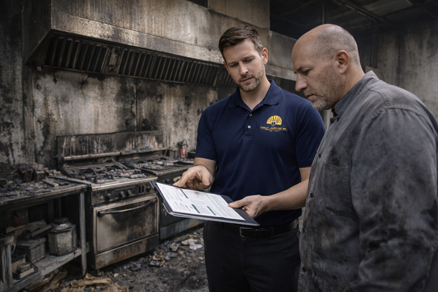 Commercial property damage insurance claim assessment