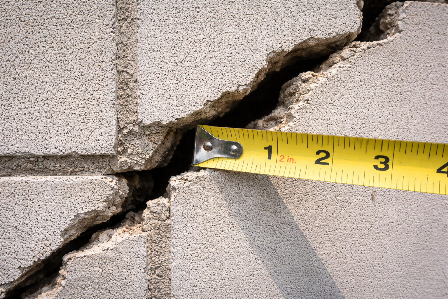 Sinkhole damage foundation cracking requiring public adjuster claim