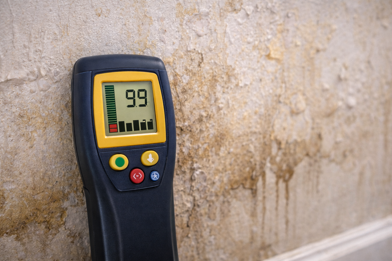 Water damage remediation and insurance claim documentation